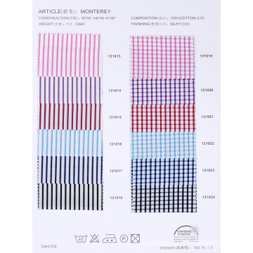 closeout 100% algodão tecidos para made to measure shirtings